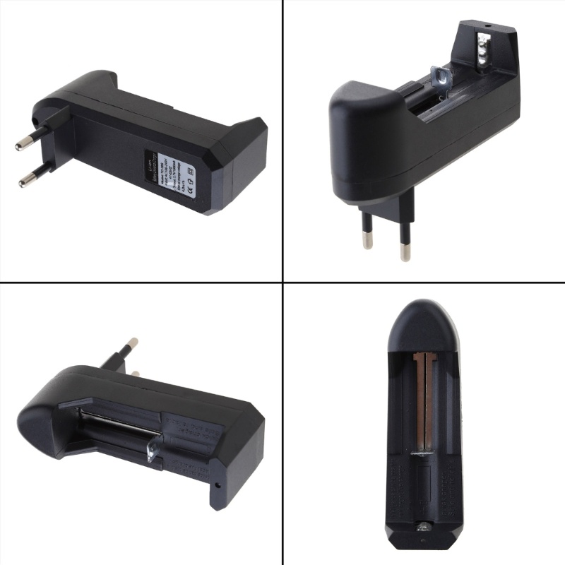 OKEE 1-Slot 3 7V อัจฉริยะ Power 18650 อะแดปเตอร์ชาร์จ EU Plug