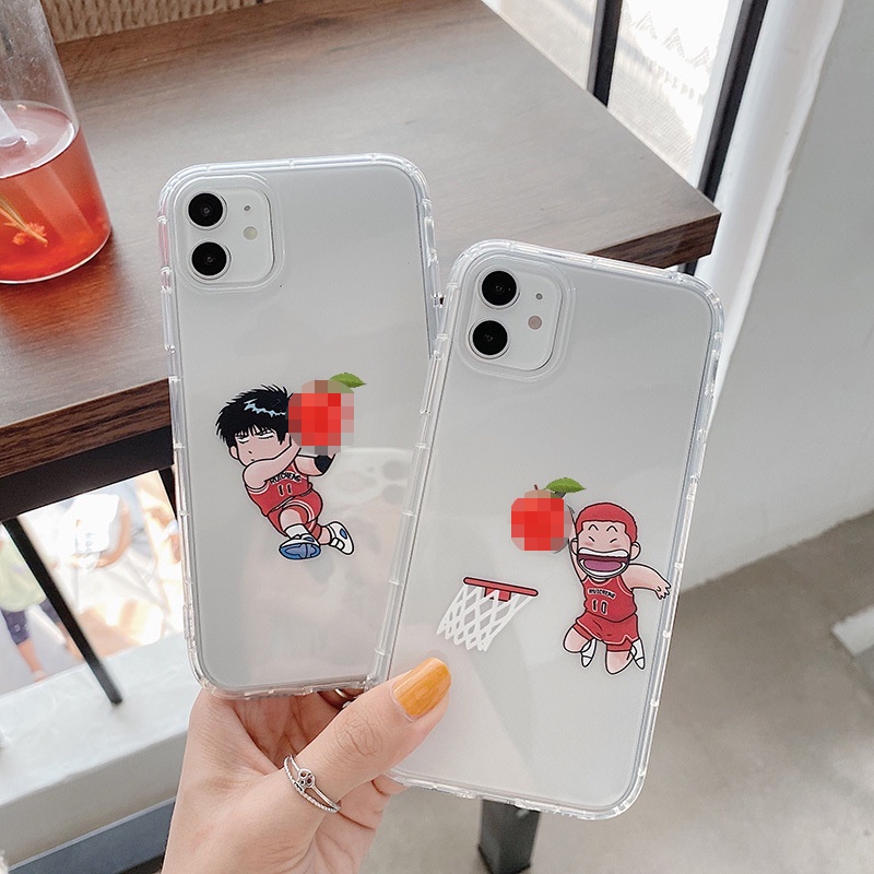 เคสโทรศัพท์มือถือ ซิลิโคนนุ่ม ใส ลาย Slam Dunk สําหรับ iphone 14 Pro Max 13 12 11 11 ProMax 7 8 Plus XR XS Max SE 2020