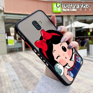 เคสโทรศัพท์มือถือ ซิลิโคนนิ่ม กันกระแทก ลายการ์ตูนสโนว์ไวท์น่ารัก สําหรับ Samsung galaxy J6 2018 J6 Plus 2018 J6 Prime J600