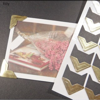 filly DIY Self-adhesive Photo Corner Scrapbooking Craft Photo Corner Protector Sticker OP