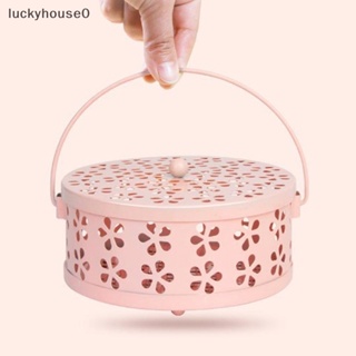 Luckyhouse0^^ กล่องขดลวดไล่ยุง ทรงกลม พร้อมที่จับ