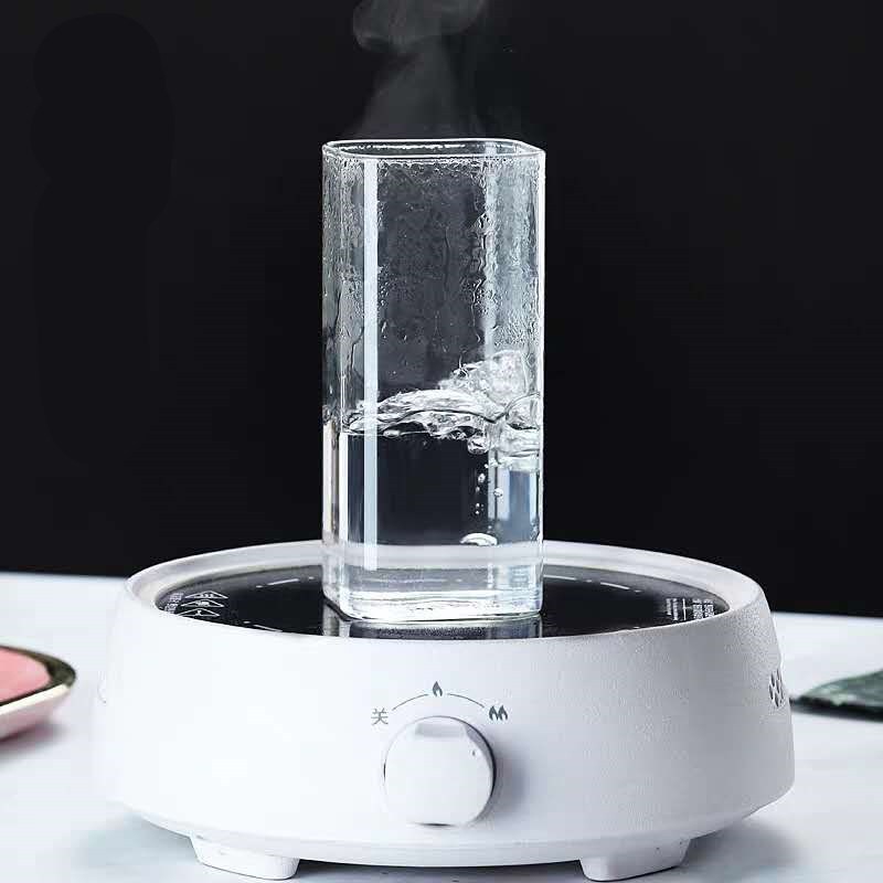 Zakii Mall แก้วนมทรงสี่เหลี่ยมทนความร้อน ใส่เย็นได้ Square transparent glass ราคา ถูกที่สุด ดีลบีเคเค แกลเลอรีภาพที่ 8