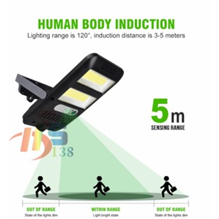 แสงไฟส่องสว่าง ไฟโซล่าเซลล์ ไฟ LED SOLAR 50w ไฟติดผนังพลังงานแสงอาทิตย์