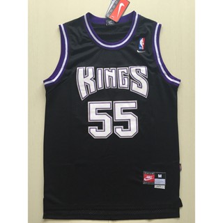 Nba Reis Sacramento สไตล์คลาสสิกย้อนยุค สําหรับผู้ชาย #เสื้อกีฬาแขนสั้น ลายทีม Jason Williams Hardwood Classics สีดํา 55 ชิ้น 359503