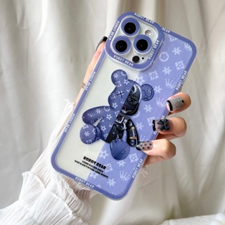 Redmi A2plus/Redmi12 เคสโทรศัพท์ สำหรับ Redmi Note12 5G/Redmi 12C/Redmi A1 ลายหมี Bear เคสนิ่ม TPU เคสกันกล้อง 039