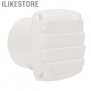 Ilikestore Boat Exhaust Air Vents Round White Boat Louver for Straight Through Venting Hose