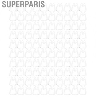 Superparis Mini Paper Clips Metal Material Portable Paper Clips  Shape For School