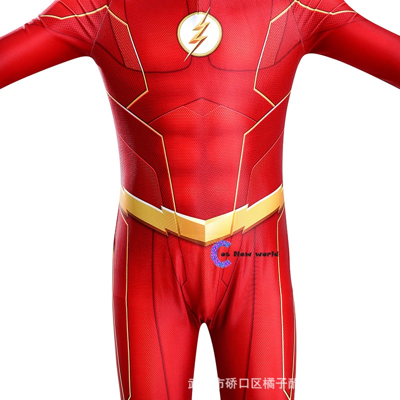 Boy The Flash Muscle Superhero แฟนซีชุดเด็กแฟนตาซีการ์ตูนภาพยนตร์ Carnival Party ฮาโลวีนเครื่องแต่งกายคอสเพลย์ ราคา ถูกที่สุด ดีลบีเคเค แกลเลอรีภาพที่ 5