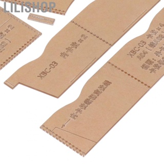 Lilishop Long Wallet Pattern Template  Standard Lightweight Wallet Acrylic Template 8pcs  for DIY Hand Craft