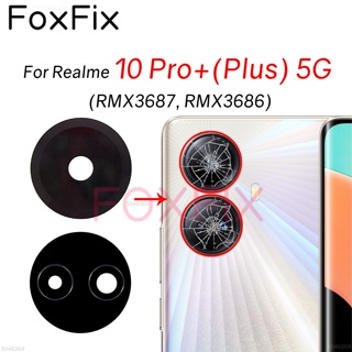 เลนส์กระจกกล้องด้านหลัง แบบเปลี่ยน สําหรับ Realme 10 Pro+ Plus 5G RMX3686 RMX3687