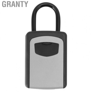 Granty Lock Box  Aluminum Alloy Body Wall Mounted Sturdy Weather Proof Resettable 4 Digit Key Storage Security Lockbox  for Indoor