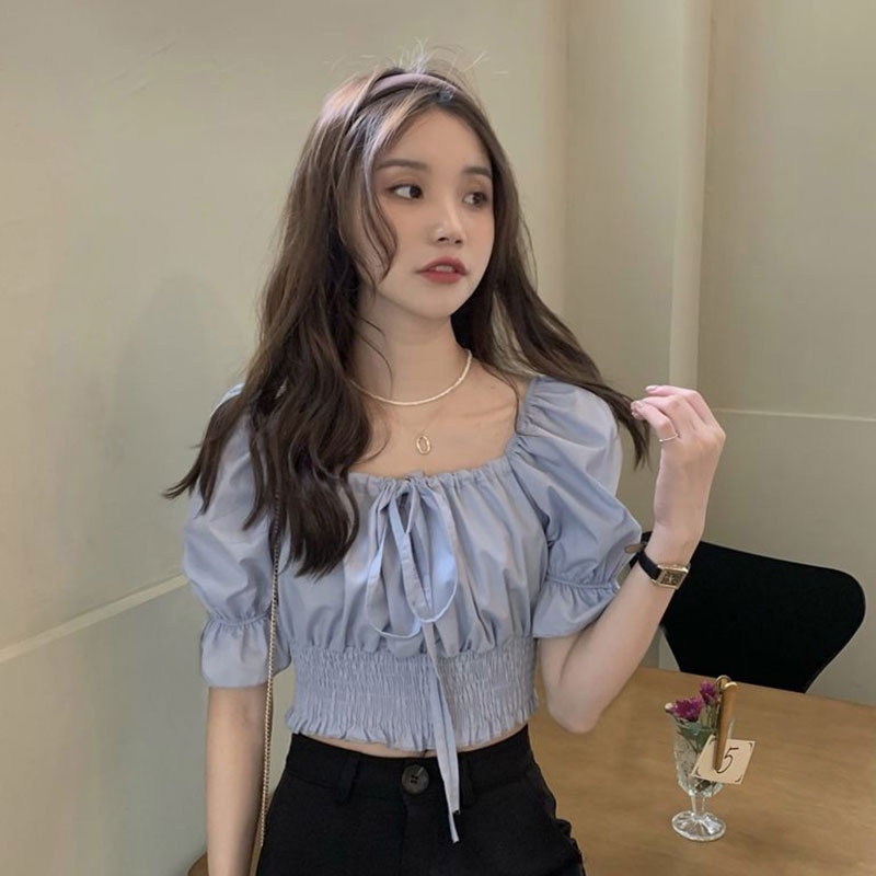 มาเเรงสุด เสื้อครอปสุดน่ารักใส่สบายผ้านิ่ม ราคา ถูกที่สุด ดีลบีเคเค แกลเลอรีภาพที่ 8
