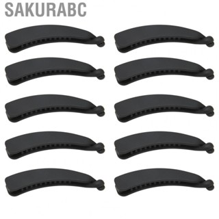 Sakurabc Flexible Banana   Fashionable 10PCS Banana  Safe Black  for Hair Accessories