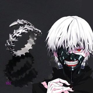 Ygt แหวนคอสเพลย์ Tokyo Ghoul Kaneki Ken ปรับได้ เครื่องประดับ สําหรับทุกเพศ