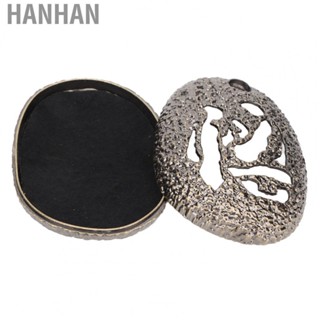 Hanhan  Ashes Tray  Metal Rock Style  Burning Holder Sturdy  for Home