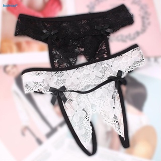 【HODRD】Panties Women1pcs One Size Polyamide Briefs Crotchless Lace Accessories【Fashion】