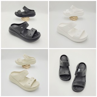 พร้อมส่ง !!! รองเท้าลำลองแฟชั่น สไตล์ Crocs Classic Crush Sandal (Unisex)