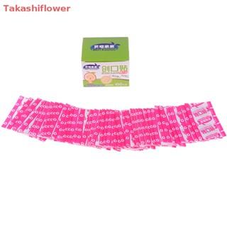 (Takashiflower) 100Pcs/Box Mini Round Disposable  Adhesive  Band-aid Wound Plaster