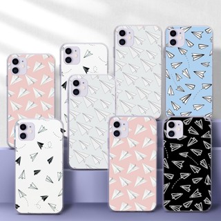 เคสโทรศัพท์มือถือแบบนิ่ม TPU ใส ลายเครื่องบินกระดาษ 190A สําหรับ Samsung A21S A22 A22S A30S A32 A40S M30 A42 A5 A50 A50S