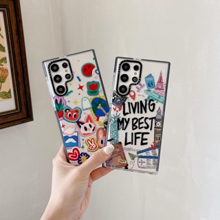 Casetify เคสโทรศัพท์มือถือ ซิลิโคนนิ่ม ลายแบรนด์สตรีท แฟชั่นเกาหลี สําหรับ Samsung Galaxy S23 Ultra S21 S22 S20 FE Puls