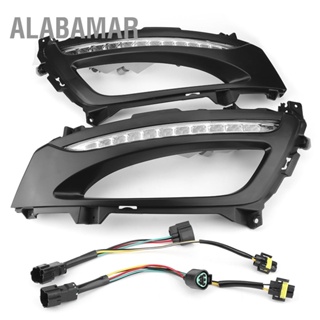 ALABAMAR ไฟวิ่งกลางวัน LED 2 ชิ้น 6000-6700K เหมาะสำหรับ Kia K5 Optima 2011-2013