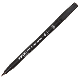 Staedtler ปากกาเขียนแผ่นใสลบไม่ได้ 0.4 มม. ดำ   313-9