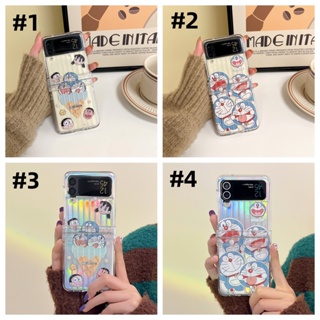 เคสป้องกันโทรศัพท์มือถือ ลายการ์ตูนแมว กันกระแทก สําหรับ Samsung galaxy z Flip 5 5G galaxy z flip4 flip3