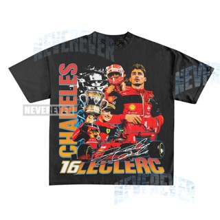 Charles Lecrec 90s Retro Rap Tee | Bootleg Formula 1 Racing Team | Vintage 90s Formula 1 Tee | เสื้อคนขับรถแข่ง