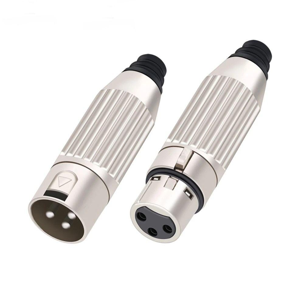 LAMIABOTTE XLR Connector Plug สําหรับคอนโซลเสียงไมโครโฟนเครื่องขยายเสียงไมโครโฟนอุปกรณ์สําหรับผสมไมโ