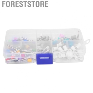 Foreststore 90pcs / Box Dental Polishing Brushes Stainless Steel Mix Color Dental Polisher Brush