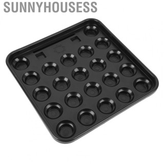 Sunnyhousess Billiards Pool Ball Tray  Convenient 22 Compartments Practical Pool Ball Tray Professional  for Table