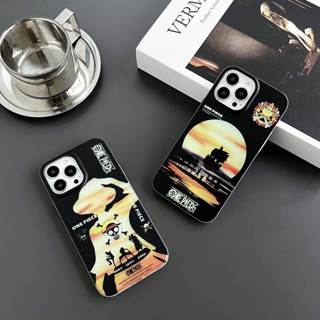 เคสโทรศัพท์มือถือ เนื้อแมตต์ ลาย One Piece สําหรับ iPhone 14 Pro Max 13 12 Pro Max 11