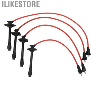 Ilikestore 90919‑22386 Silicone Boots Spark Plug Wire Set Tight Fit for Auto