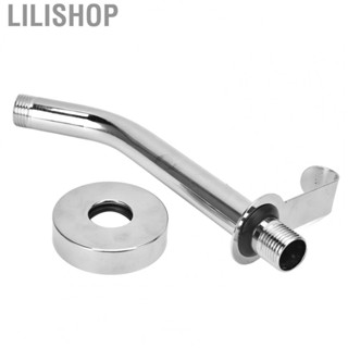 Lilishop 6in NTP1/2 Interface Shower Arm Stainless Steel Wall Mounted Shower Head Arm MU