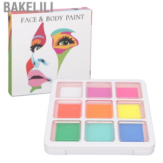 Bakelili Face Body Paint Oil 9 Colors Face Body Paint Palettes   Grade Materials for DIY Painting   for Cosplay for Adults  for