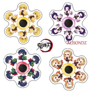 ALISONDZ Funny Fidget Spinner Toys Classic Toys Fingertip Gyro Demon Slayer Spinning Top for Children Gift Hand Spinner Spinning Top Special Relief  Fidget Toys Kamado Nezuko Luffy Running Fidget