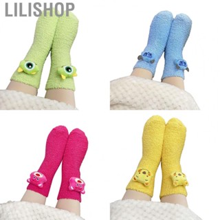 Lilishop Winter Sock  Cozy Trendy Fuzzy Socks Coral Fleece Universal  for Outdoor