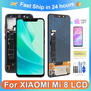 อะไหล่หน้าจอสัมผัสดิจิทัล LCD พร้อมอุปกรณ์เสริม สําหรับ Xiaomi Mi 8 M1803E1A