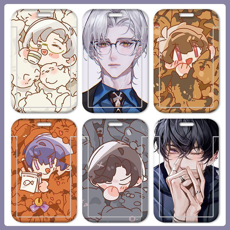 3 รุ่น Q Tears Of Themis ปรับแต่ง ID Card Cover Boys Kids Student Campus Meal Card Bus Card Mrt Work