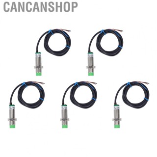 Cancanshop 5Pcs Inductive Proximity  6-36VDC M18 PNP Normally Open Proximity