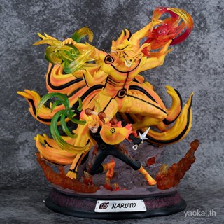 พร้อมส่ง โมเดลฟิกเกอร์นารูโตะ GK Nine-Tailed Naruto Naruto Immortal Tail Beast แบบเรืองแสง ส่งภายใน 48 ชั่วโมง