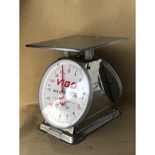 Premium Scales 15KG Round ตาชั่ง VIGO แสตนเลสแท้ 15 กิโล จานแบน