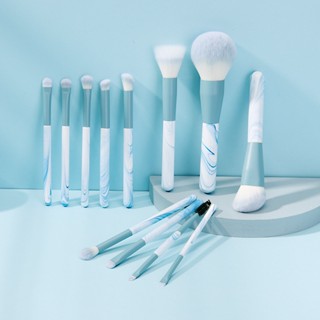 เซ็ตแปรงแต่งหน้า(เกรดA+)  เซ็ตเเปรงเเต่งหน้าสีฟ้า/สีชมพู 12ชิ้น