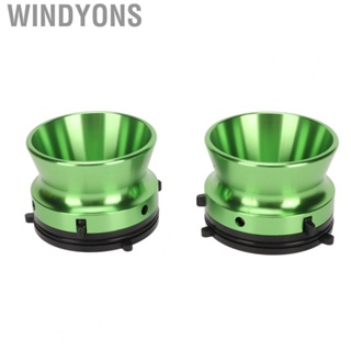 Windyons Aluminium NAB Hub Adapters  Easy To Install 10 Inch Opener Green Polish Universal Loading Device 1 Pair High Standards  for Speakers