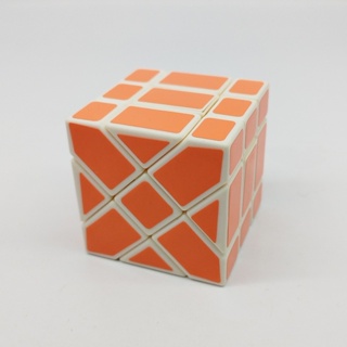 บันไดสีสติกเกอร์สีส้ม Arris ย้ายลูกบาศก์รูบิค Fishe Cube ลำดับที่สามรูปแบบลูกบาศก์รูบิคของเล่นปริศนา