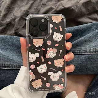 เคสโทรศัพท์มือถือแบบใส กันกระแทก ลายการ์ตูน สําหรับ iPhone 7PLUS 8G SE2 XS XR XSMAX 11 11PRO 11PROMAX 12 12PROMAX 12PROMAX 12MINI 13PRO 13PROMAX 13 13MINI 14PRO 14PROMAX 14