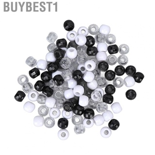 Buybest1 100x Hair Beads Plastic Transparent Extension Link For DIY CHW