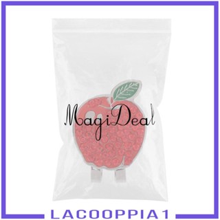 [Lacooppia1] ที่มาร์กลูกกอล์ฟอัลลอย ขนาดเล็ก แบบพกพา พร้อมคลิปหนีบหมวกกอล์ฟ