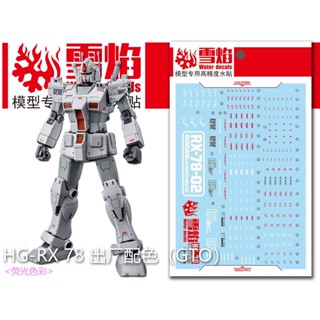 Xueyan สติกเกอร์เรืองแสง HG HG-36 RX-78 GTO RX-78-02