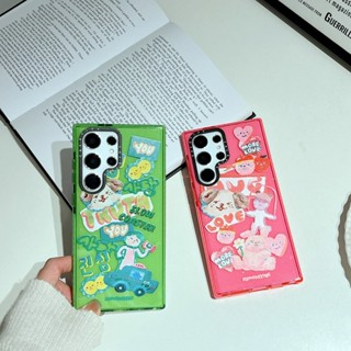 Casetify เคสโทรศัพท์มือถือ ซิลิโคนนิ่ม เรืองแสง ลายกลิตเตอร์ ระยิบระยับ สําหรับ Samsung Galaxy S23 S22 Plus